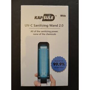KAPSULE Sanitizing Wand 2.0 White NEW FACTORY SEALED